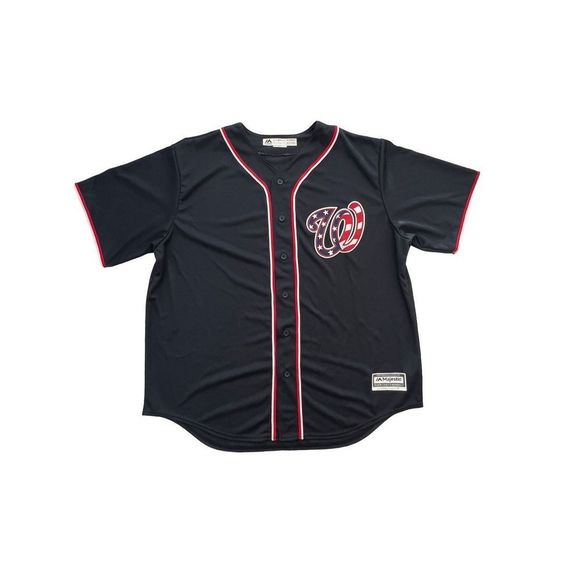 WASHINGTON NATIONALS MLB MAJESTIC SHIRT JERSEY SIZE 2XL - Picture 1 of 5
